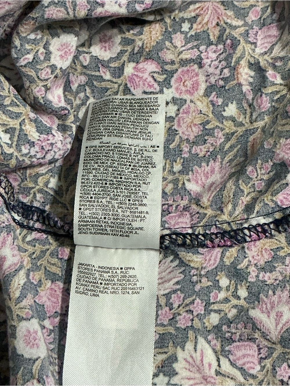 Smocked Floral Pink Maxi Dress with Stretch Waist - Picture 10 of 11